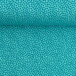 Baumwolle - Dotty türkis